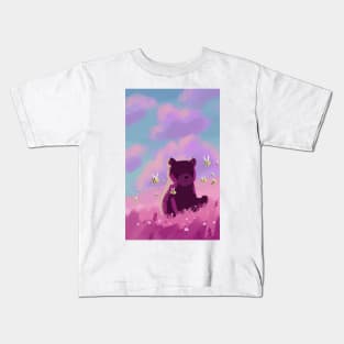 Cute digital art of teddy bear Kids T-Shirt